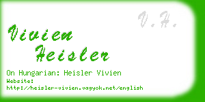 vivien heisler business card